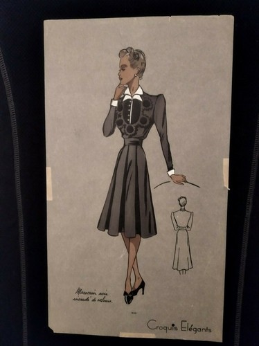 Mode croquis elégants superbe - mode,