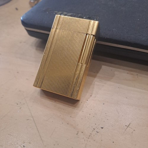 Briquet dupont or - st, pl