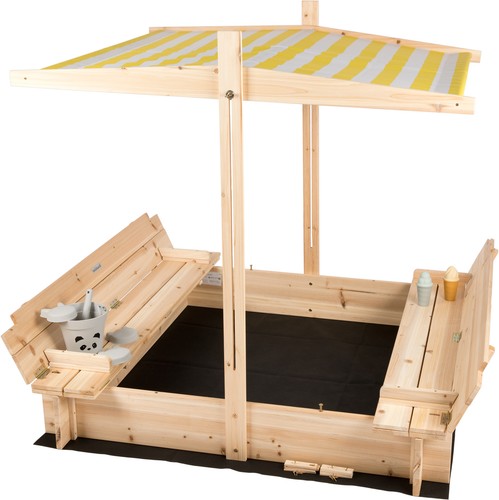 Enfants bac sable - bac, toit