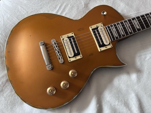 Esp ltd 256 distressed gold - esp,