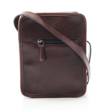 Sac bandoulière Berluti Journaliste Bandoulière Cuir Bordeaux Occasion Homme