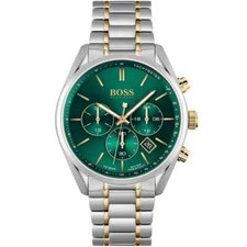 HUGO BOSS Champion HB1513878 Green Dial Men's Watch 44mm