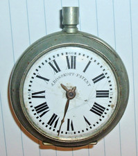 Antique J. ROSSKOPF-PATENT ARGENTAN Pocket WATCH  *As~Is~For Parts