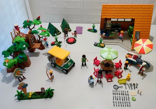 Lot playmobil camping - lot, avec
