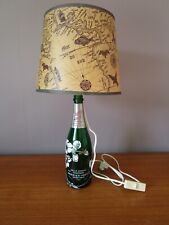 PERRIER LAMP CHAMPAGNE BOTTLE TOY BELLE EPOQUE 1982 ENAMEL PATTERN"""