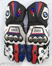 BMW S1000RR Motorcycle Motorbike Racing Leather Gloves BMW Motorrad Riding Gants