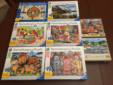 lot of 8 Puzzle  Ravensburger 300 & 500 & 750