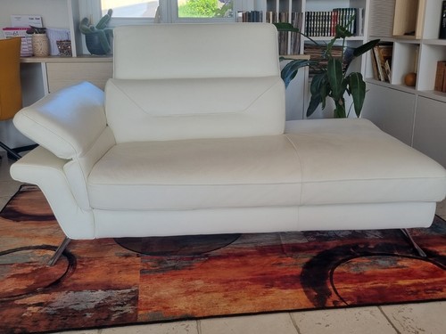 Banquette liseuse cuir - , blanc