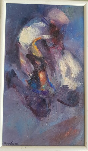 Essorage peinture huile sur - l'essorage.,