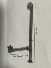 Cheviot 25203314 BALNEO Waste Overflow Lift & Turn Style Oil Rubbed Bronze