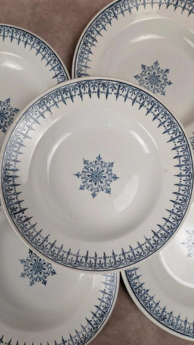 Lot assiettes creuses - 6,
