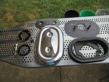 OEM HARLEY FLH-SHOVELHEAD-XLH AIR CLEANER Assembly & Ribbed Insert 29205-69