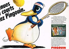 ADVERTISING ADVERTISING 034 1981 PENGUIN wool special tennis (2 pages)