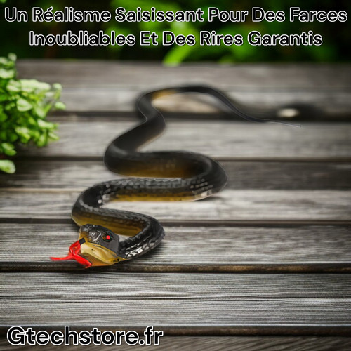 Jouet serpent caoutchouc - serpent,