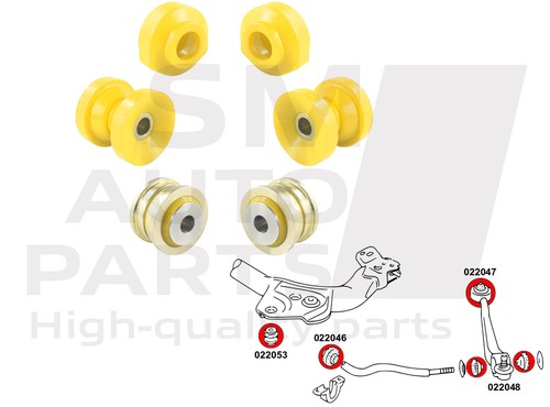 Kit silentbloc suspension - kit, de