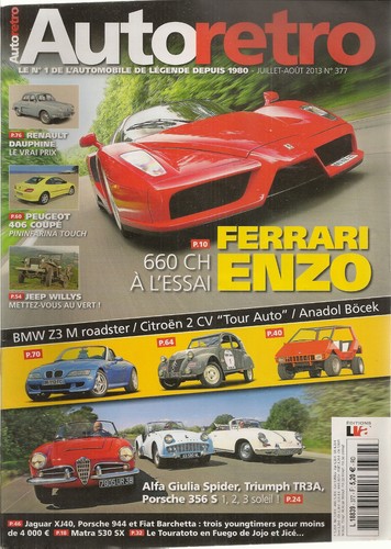 Auto retro 377 ferrari - retro, enzo