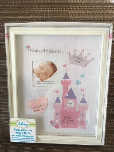 Disney princess framed birth - framed,