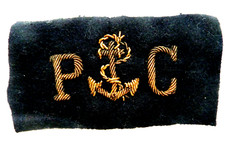 Insigne ancre brodée des