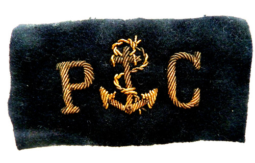 Insigne ancre brodée des