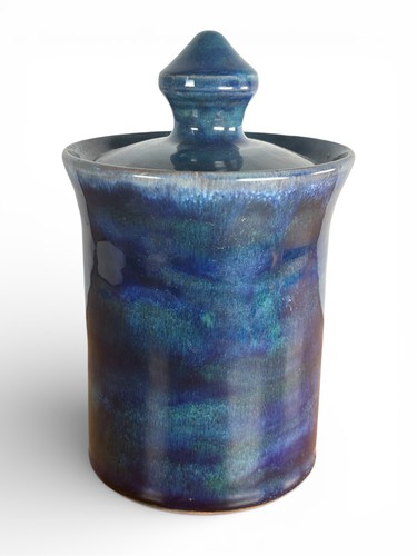 Cloutier pot couvert - couvert, grès