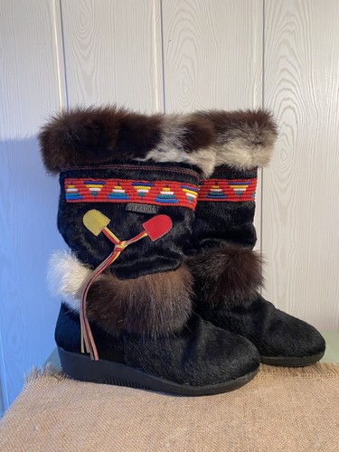 Bottes après ski - bottes, fourrure