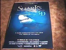 SHARKS 3D ROLLED 27X40 ORIG