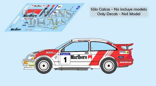 Autocollants ford sierra - autocollants, rs