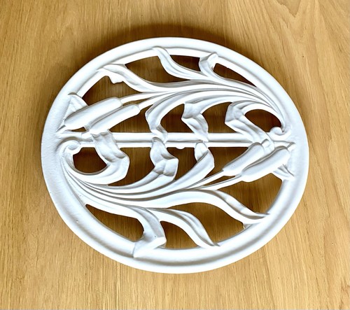 Grand dessous plat fonte - grand,