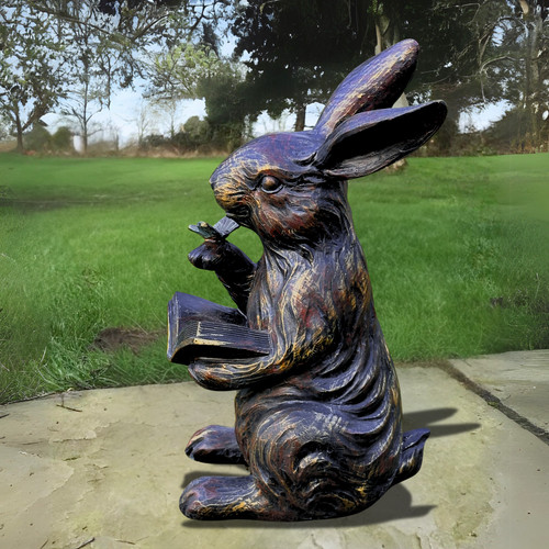 Décoration sculpture lapin - décoration,