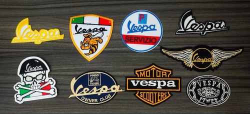 9pcs vespa classic - vespa, biker