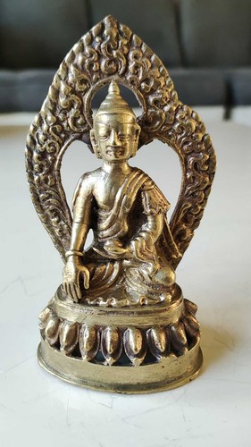 Sculpture bouddha tibétain - sculpture,