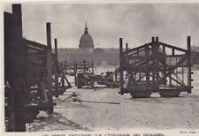 1944 -- PARIS LES HERS ANTI CHAR SUR LA PLACE DES INVALIDIDES 3B902