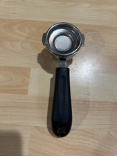 Rancilio 58mm Double Spout Portafilter Ergonomic Handle w/ Double Basket