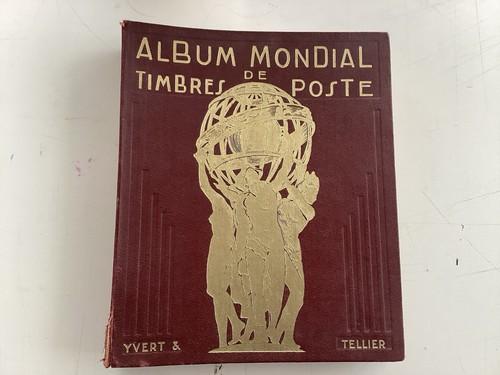 Album ancien pour timbres - ancien, du