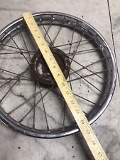84 Suzuki FA 50 FA50 Shuttle rear back wheel rim straight