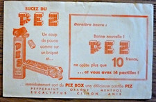 BUVARD - PEZ - BONBONS