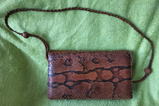 sac à main peau de python  