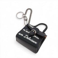 Delvaux Lumore MM Charm Leather Black