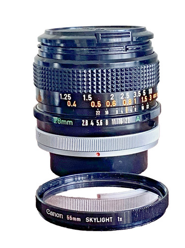 Objectif grand angle canon - angle, fd