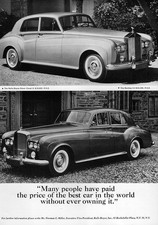 1964 Rolls-Royce Silver Cloud III & Bentley S-3 Original Print Ad