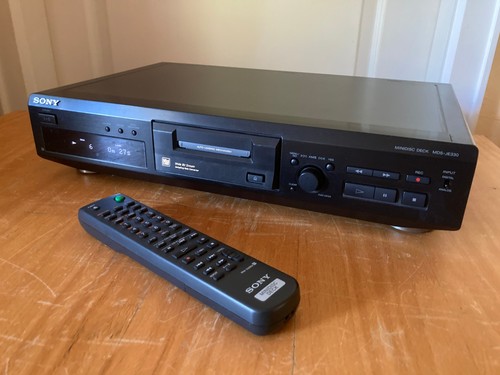 Sony mds je330 minidisc - minidisc, +