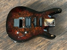 80s WASHBURN GUITAR BODY KC-40V WOODSTONE FINISH Project Parts