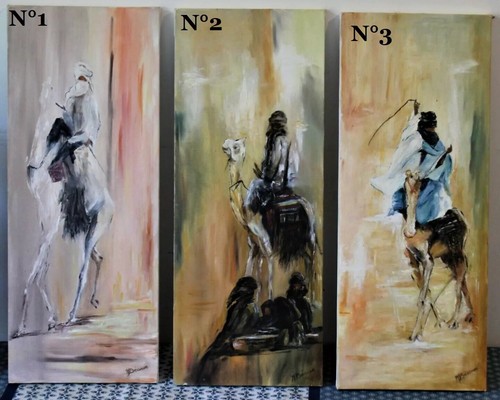 Painting tuareg knights - painting, /