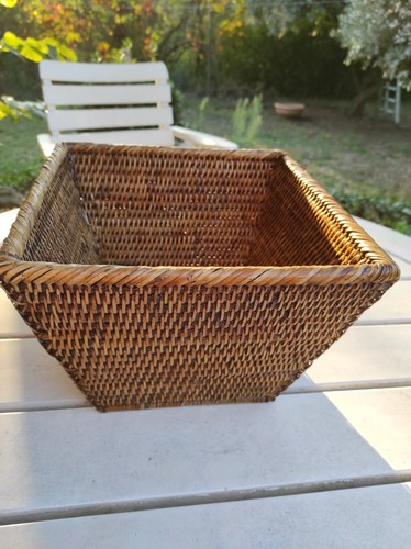 Panier carré ancien xxème - panier,