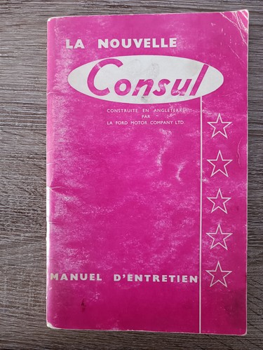 Manuel entretien ford - manuel, d'entretien