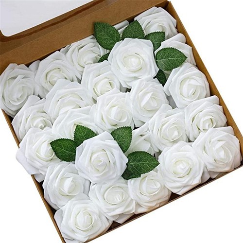 Roses mousse artificielle - roses,
