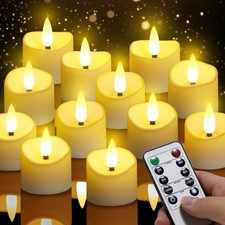 Bougies LED 12 pièces avec