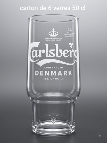 Verre biere carlsberg - verre,