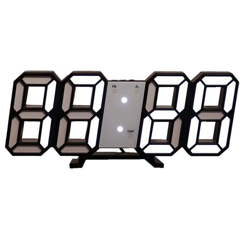 Horloge numérique led - led, 3d