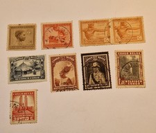 Lot de 9 timbres du CONGO